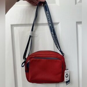 Nautica Red And Blue Small Crossbody Bag